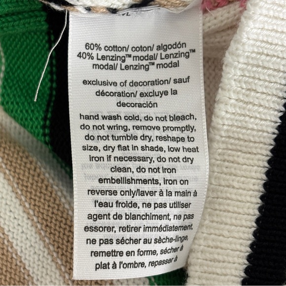 Tommy Hilfiger Pink and Yellow Striped Tank Top - Picture 5 of 7